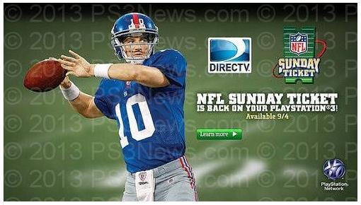 DirecTV NFL sunday tickets