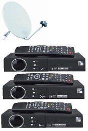 find the best deals on Free To Air satellite TV receivers, International, FTA triple packages here